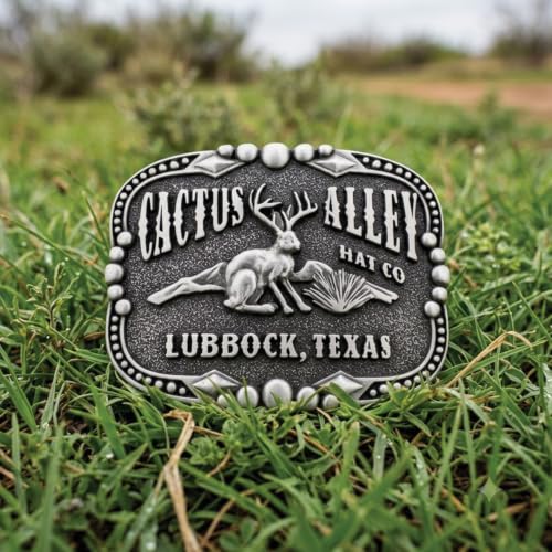 Image of Montana Silversmiths Officially Licensed Cactus Alley Hat Co. Western Lifestyle Belt Buckle