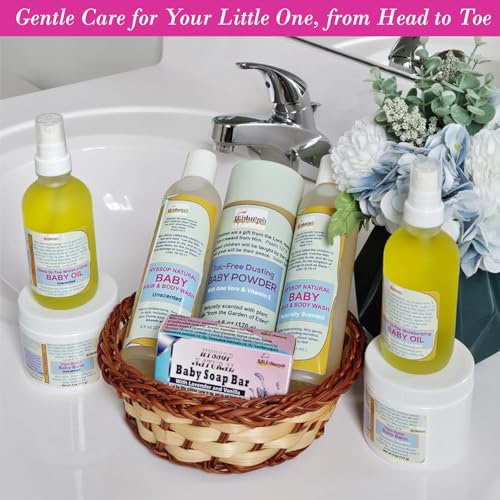 Image of Cleanse Me With Hyssop Natural Baby Body Wash and Shampoo, Herbal Baby Shampoo and Body Wash Infused with Hyssop, Lavender, and Jasmine Natural Fragrance for Cleansing Baby's Sensitive Hair and Body