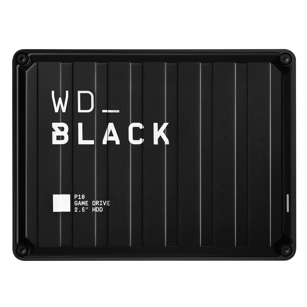 WD_BLACK 2TB P10 Game Drive - Portable External Hard Drive HDD, Compatible with Playstation, Xbox, P