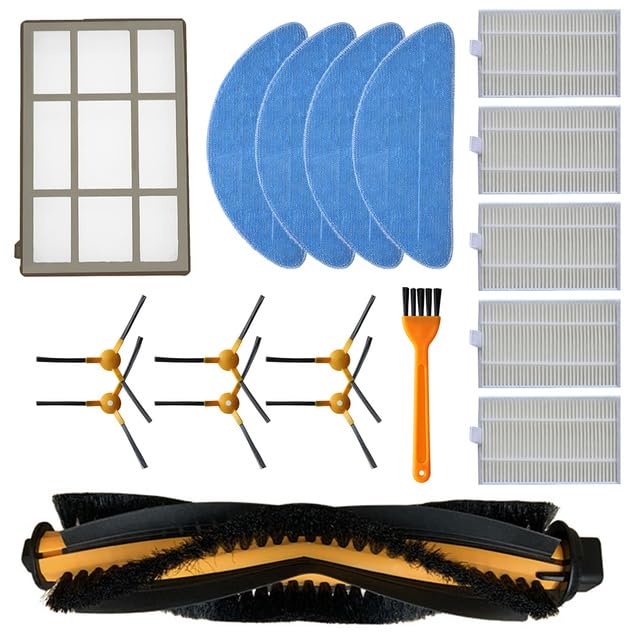 Spare Part For Central Robot Vacuum Brush Filter Mop Primary Filter For Coredy FL022 Robot Vacuum Rplacement Accessories - (Color: B)