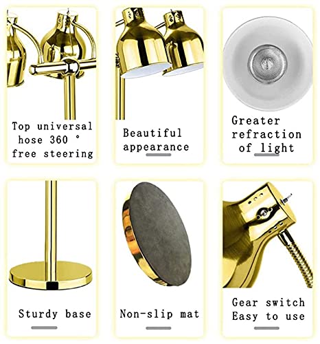 Voedsel Warmtelamp Met Dubbele 275W-lamp Voedselverwarmer Lamp Voedselverwarmer Warmtelamp, Buffet Food Court… - Afbeelding 6