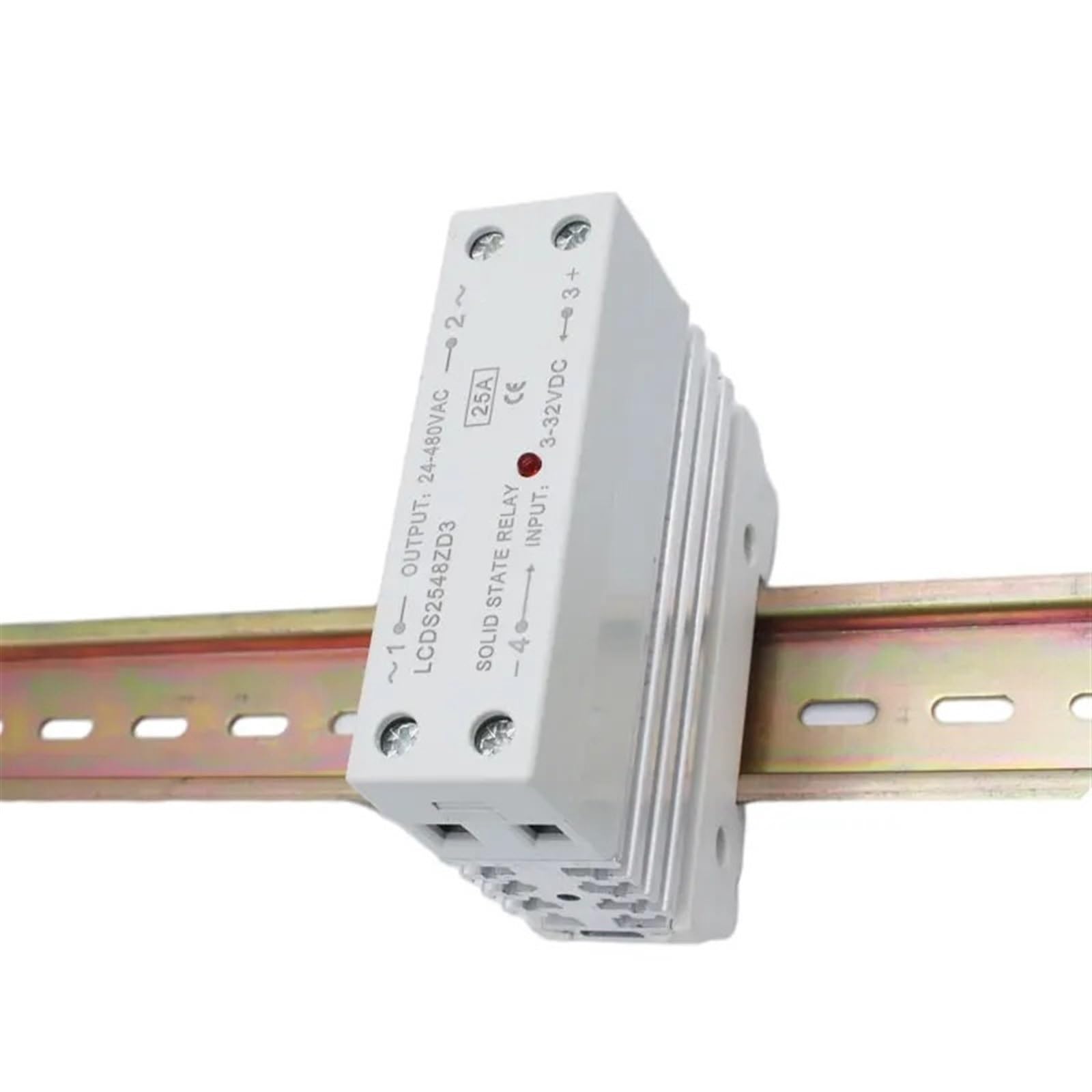 Relais à semi-conducteurs mince SSR industriel DC AC 25A DIN - 2