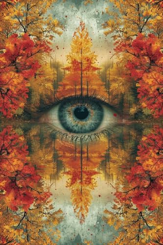 Image of Moohue DIY Counted Stamped Cross Stitch Kits for Adults 14 Count Cross Stitch Patterns Eye Trees Printed Cross Stitch Kits for Adults (Eye Trees)