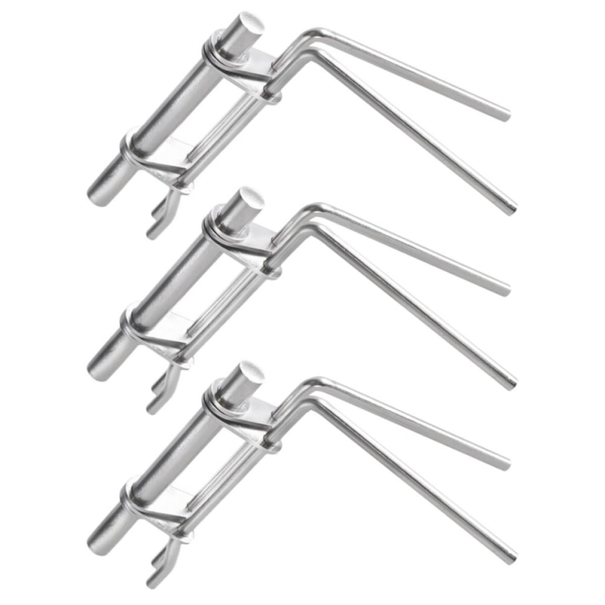 Luxshiny Kit D'outils en Acier Inoxydable 3 Pièces pour Installation Rapide de Joints en U sur Tiges de Piston de Vérin Hydraulique Argenté