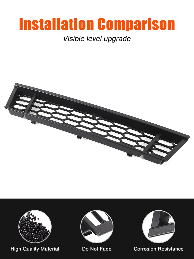Fahrzeugspezifisches Insektenschutzgitter Unterer Kühlergrill kompatibel mit Ford Ranger T9 Wildtrak 2023-2026,Front- Kühlergrille,Autozubehör ABS 1 Stück