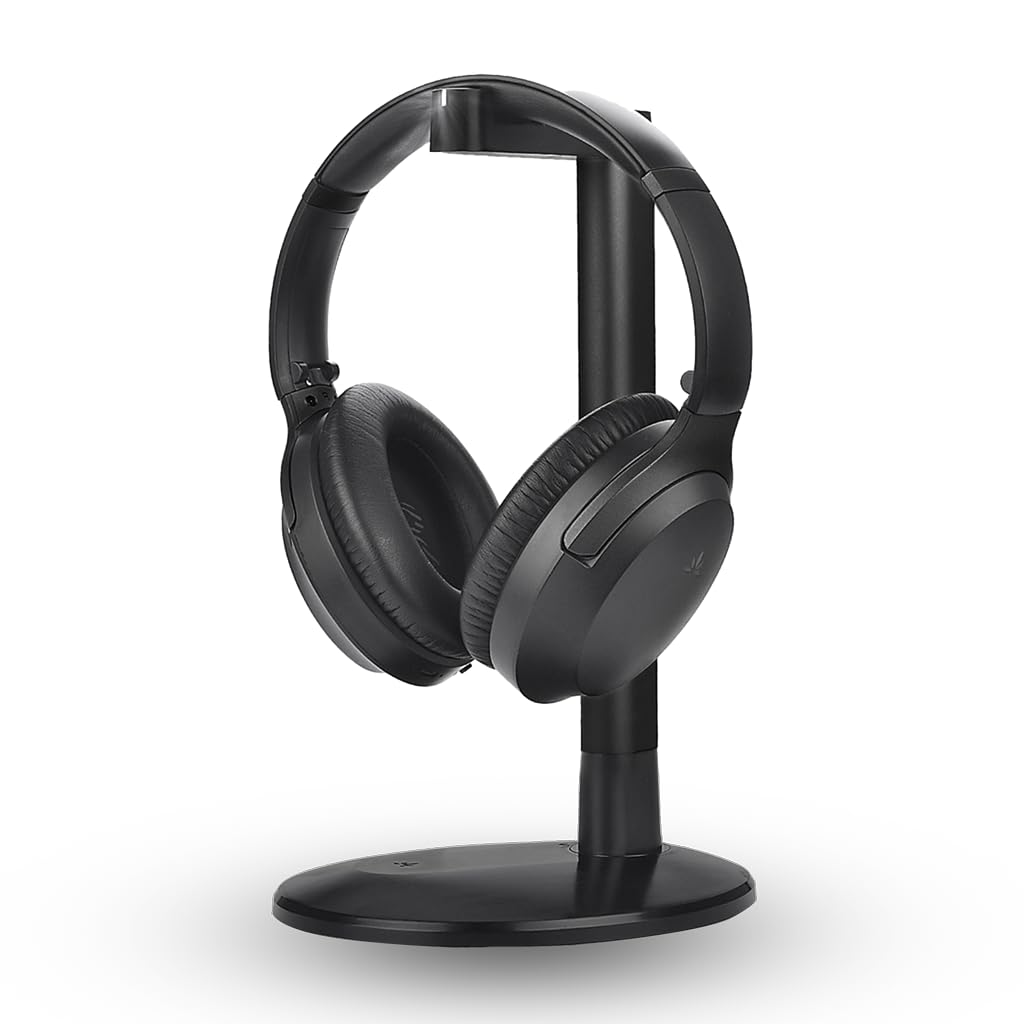 Avantree Aria Aura T – Auracast & Bluetooth Kabellose Kopfhörer für Fernseher und Öffentliche Nutzung, Clear Voice & 4 EQ Modi, 35H Akku, Over-Ear Komfort mit Ladestation für TV, Kirche & Museum