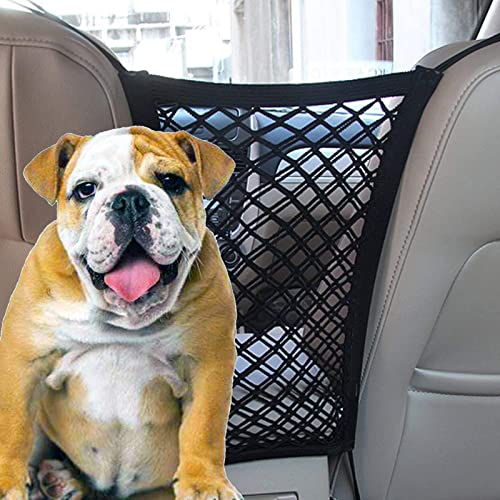 Lylyzoo Pet Barrier Dog Car Net Barrier Dog Car Seatbelt, Seat Mesh Obstacle Vehicle Travel Dog Backseat Barrier, Car Organizer,Dog Seat Belt,Dog Carrier,Backseat Dog Divider,Dog Carrier,Pet Barriers