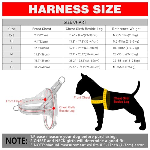 Plutus Pet OHARN-M-BEI No Pull Dog Harness With Breathable Mesh Padded thumb #5