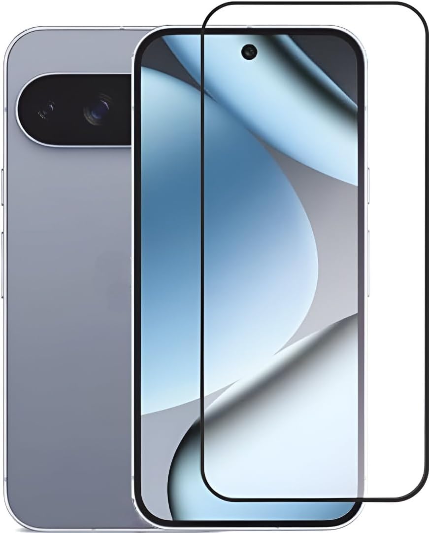 MoCoTech HD+ Edge-to-Edge Tempered Glass for Google Pixel 10 5G/Google Pixel 10 Pro 5G/Google Pixel 9 5G/Google Pixel 9 Pro 5G – Full Screen Protector Guard, 9H Hardness with Easy Installation Kit