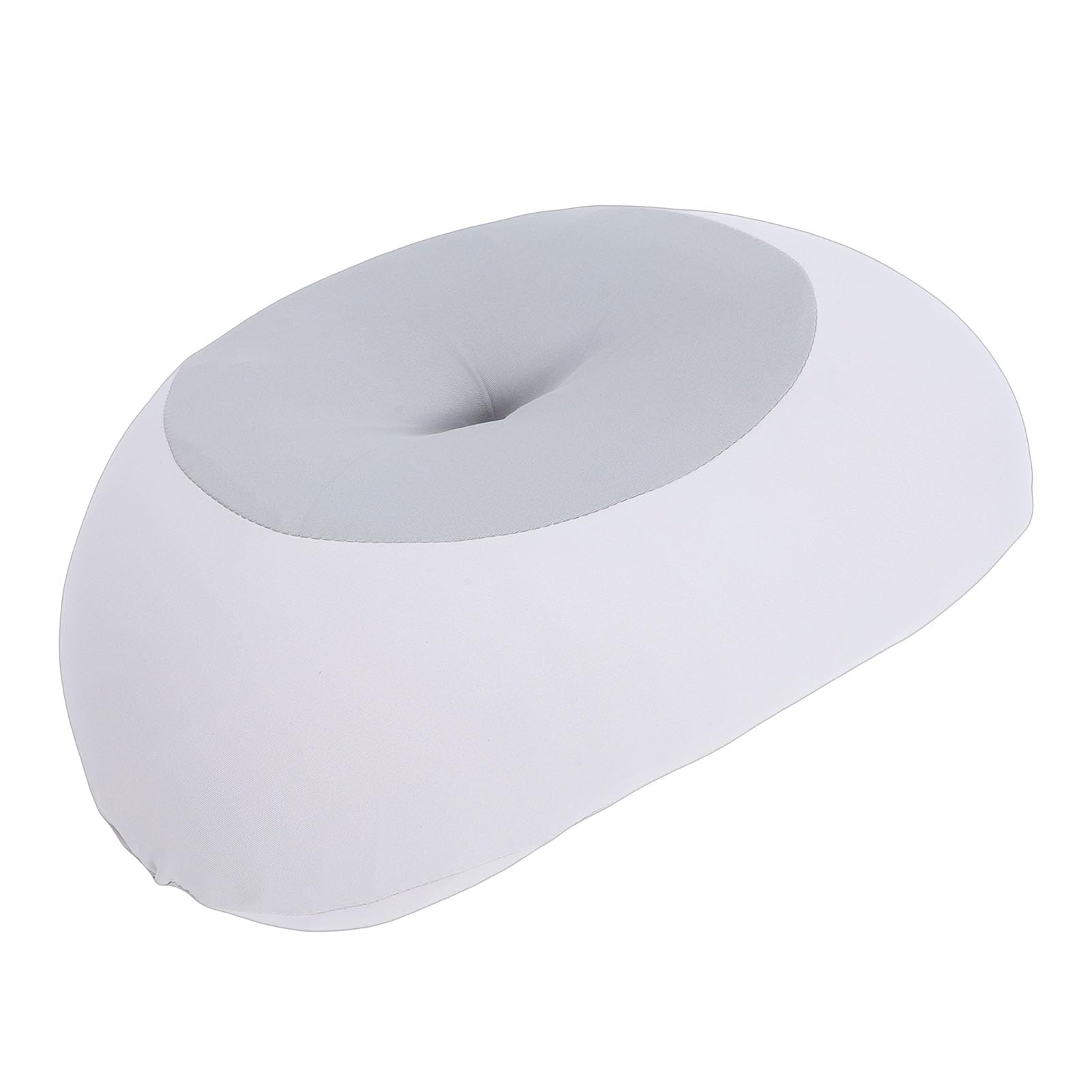 Agatige Cuscino da viaggio in memory foam, morbido cuscino cervicale portatile ergonomico per supporto collo per campeggio da viaggio all'aperto (Grigio)