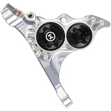 Hope RX4+ Disc Brake Caliper - Flat Mount Front +20mm Mineral Oil Type Silver