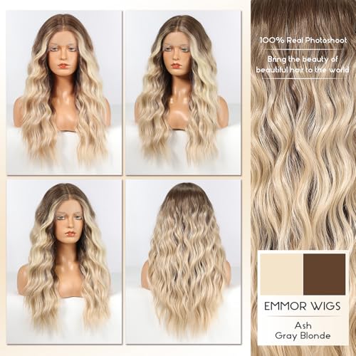Perruque longue lace front EMMOR pour changer de style en soirée facilement - 9