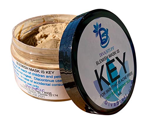 Diva Stuff Blemish Mask Is Key for Skin That Is Acne Free, Acne Fighting Face Mask, Not for Sensitive Skin! 4oz