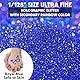 Holographisches Chunky Glitter, Königsblau140g, ultrafeiner Glitzer für Epoxidharz, DIY-Basteln, Glasmalerei, Kerzenherstellung, Nagelpuder, Körperglitzer usw.