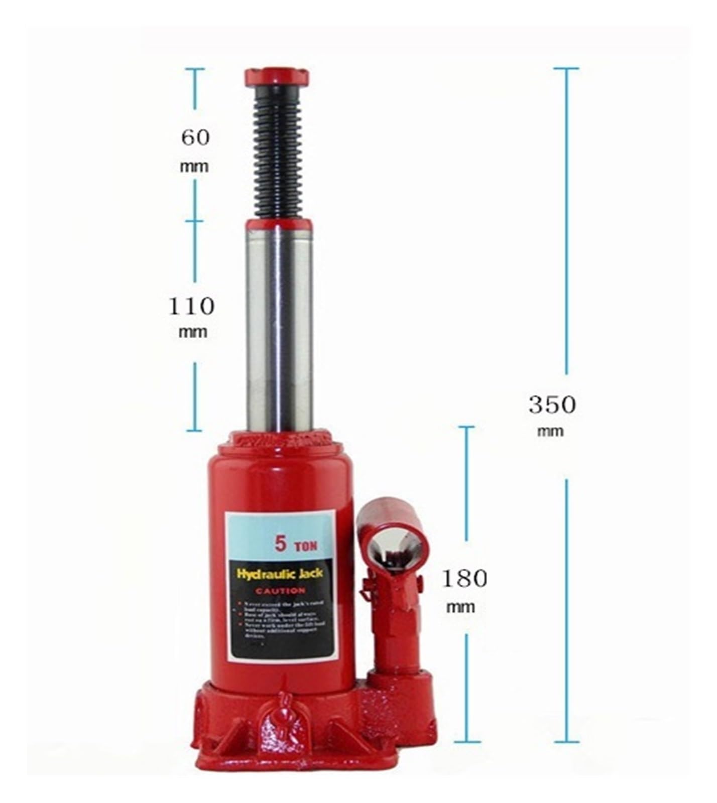 Podnośnik hydrauliczny, 5-tonowy Podnośnik Hydrauliczny Do Butelek Samochodowych Sedan Narzędzie Do Naprawy Samochodów Stojak Do Podnoszenia