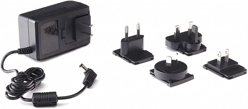 FLIR T911633ACC Power Supply for Battery Charger - 15W 3A AC Adapter with Multi-Plugs for Exx-Series, T5xx, T8xx, and G-Series Thermal Imaging Cameras - Replacement Charging Cord for T199610