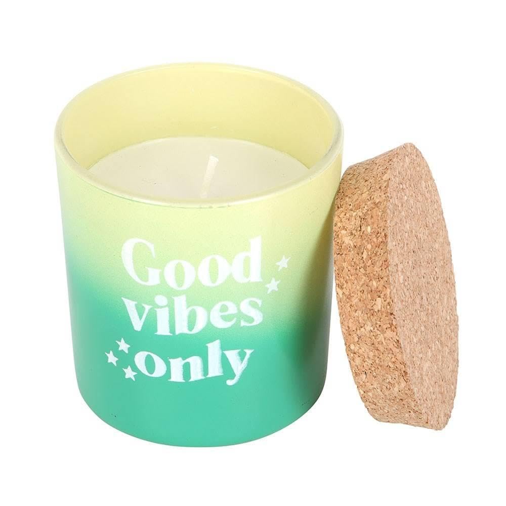 Quitting Hollywood Multicoloured Good Vibes Only Mandarin & Bergamot Candle