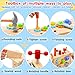 Mgtfbg Kids Tool Set - 29 PCS Wooden Toddler Tool with Box, Montessori STEM Educational Pretend Play Construction Toy for 2 3 4 5 6 Year Old Boys Girls, Best Birthday Gift