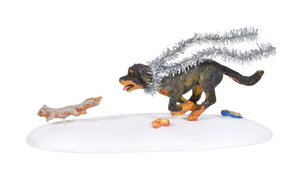 Snow Village National Lampoon's Christmas Vacation Accessories Snots on The Run Figurine, 1.77 Inch, Multicolor