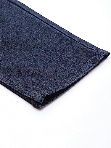 Image of The Indian Garage Co Men Slim Fit Solid Mid-Rise Stretchable Jeans