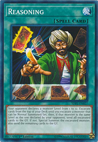 reasoning yugioh card Amazon.com: Reasoning - SDPL-EN027 - Common