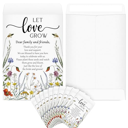Fullhawl 50 Packs Wedding Favors for Guests Let...