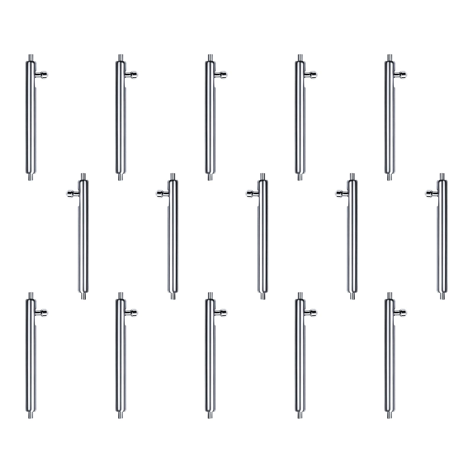 ZWWAAZHF 15Pcs Watchband Tube Pins Watch Strap Tube Pins Watch Band Links for Repairing Accessories Stainless Steel Spring Rod