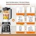 Imagen de Batidora de Vaso de 2000W Profesional Licuadora de 2L con 8 Programas y Función de Limpieza Automática