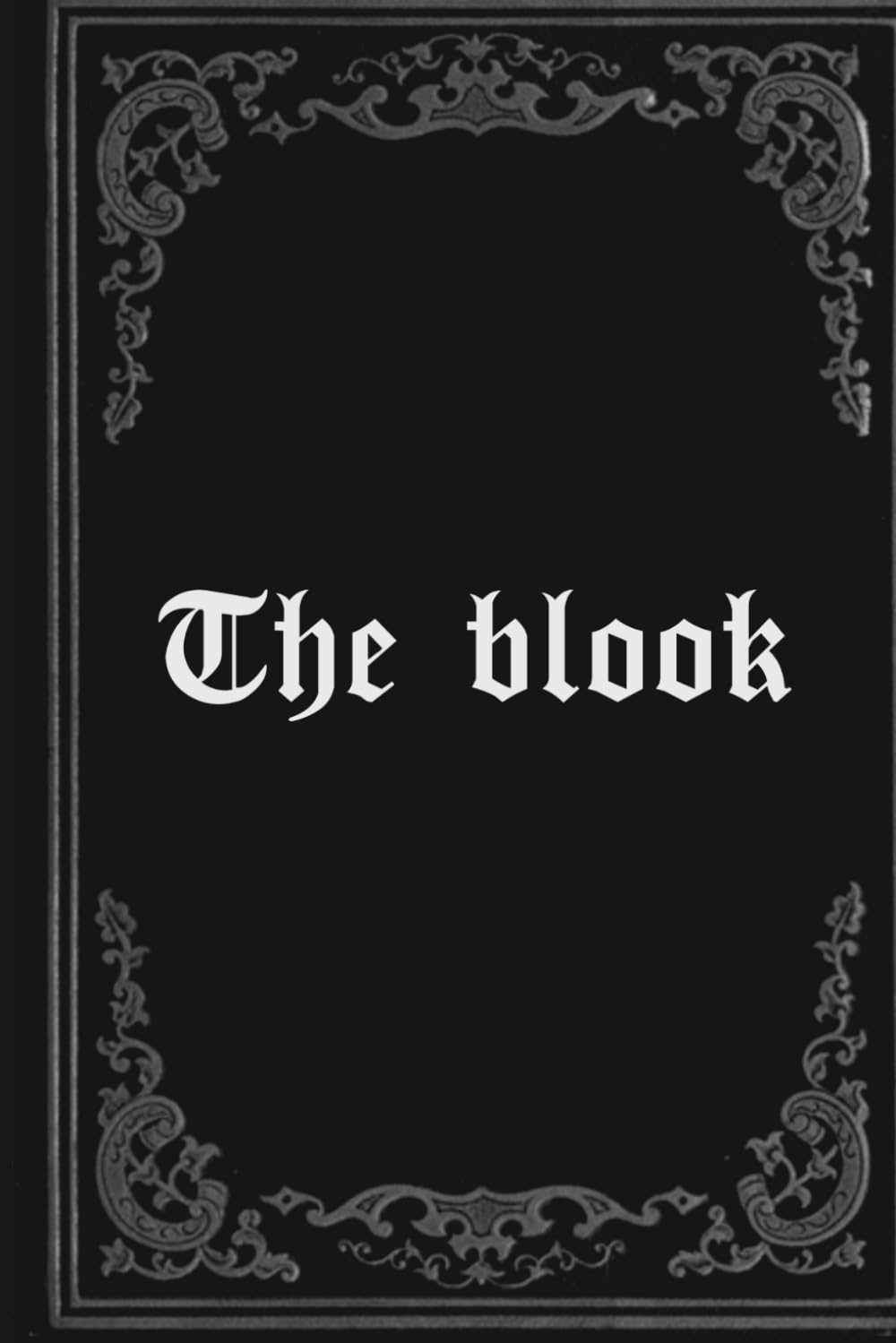 The Blook: Black sketchbook