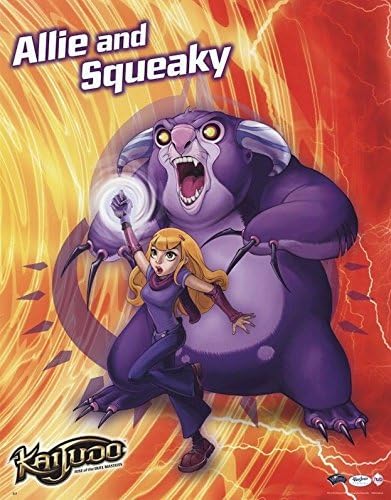 SDCC Exclusive Kaijudo Rise of the Duel Masters Allie and Squeaky Game Promo Poster 22 X 28