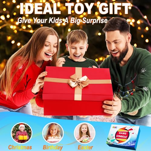 32 Bit Handheld Games for Kids Preloaded 139 Video Games, Portable Video Gaming Player with 3.0″ IPS Screen and Rechargeable Battery, Mini Travel Games Electronic Gifts Toys for Boys Girls, Blue