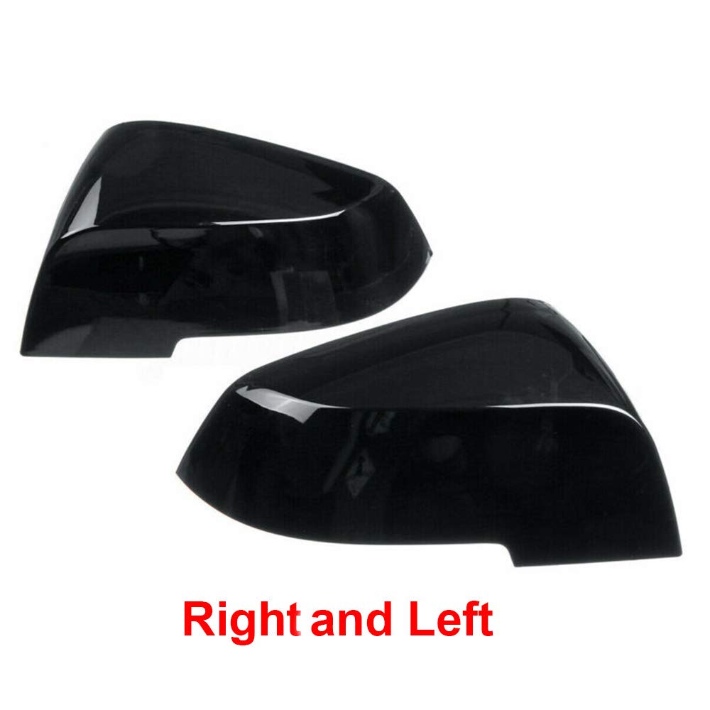 Coperture per specchietti retrovisori di ricambio per specchietto retrovisore F20 F22 F23 F30 F31 F32 F33 F36 F87 M2 X1 E84 (nero lucido)