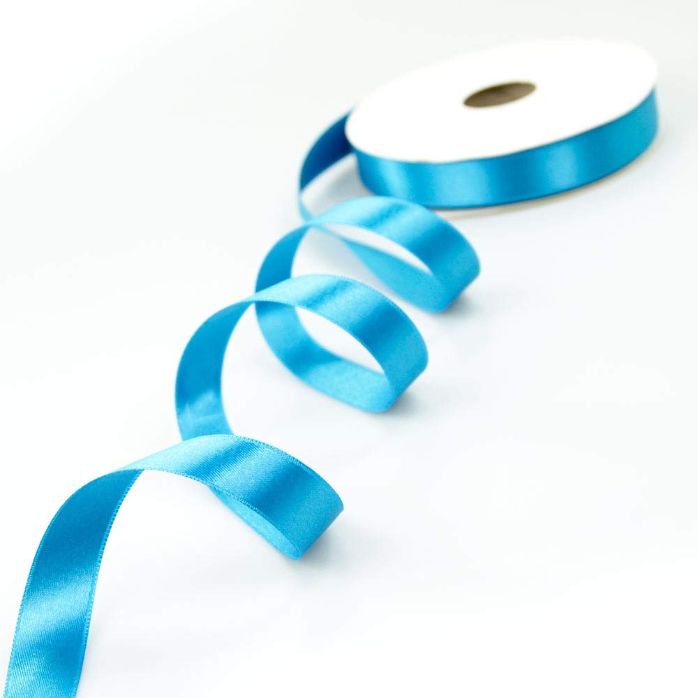 ItemWidth - Cinta de raso (20 mm, 500 m), color turquesa