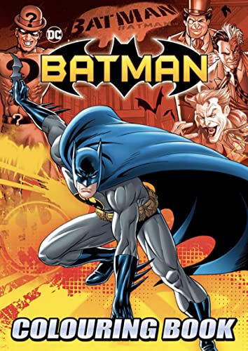 Batman, libro da colorare a fumetti per adulti e bambini