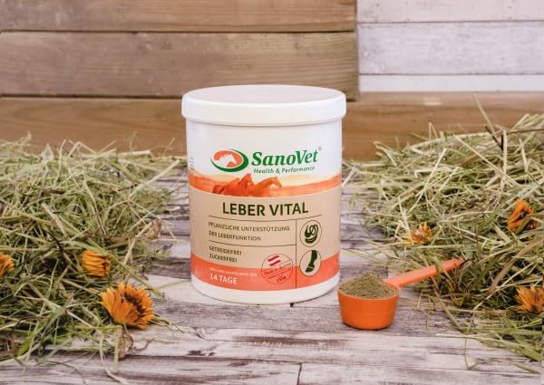 SanoVet Leber Vital 1000 g Dose - Eine gesunde Leber ist als Entgiftungsorgan besonders wichtig! Leber VITAL ist Getreide- und zuckerfrei!