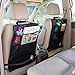OxGord Kick Mats Seat Protector with Storage Organizer Pocket- 2 Pack - Universal Fit for Car, Truck, SUV, or Van - Rear Auto Bucket Seat Upholstery Protective Cover