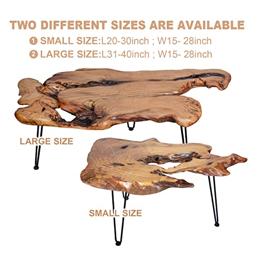 Live-Edge-Coffee-Table-Natural-Living-Room-Coffee-Table-with-Clear-Lacquer-Finish-and-Metal-Hairpin-LegsUnique-Desktop Live Edge Coffee Table Natural Living Room Coffee Table with Clear Lacquer Finish and Metal Hairpin LegsUnique Desktop