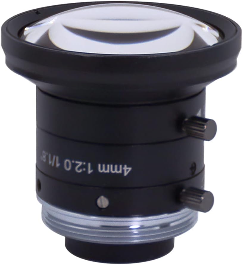 FA 4mm Machine Vision 1/1.8" Fixed Focus Lens Industrial Camera C-Mount Lens