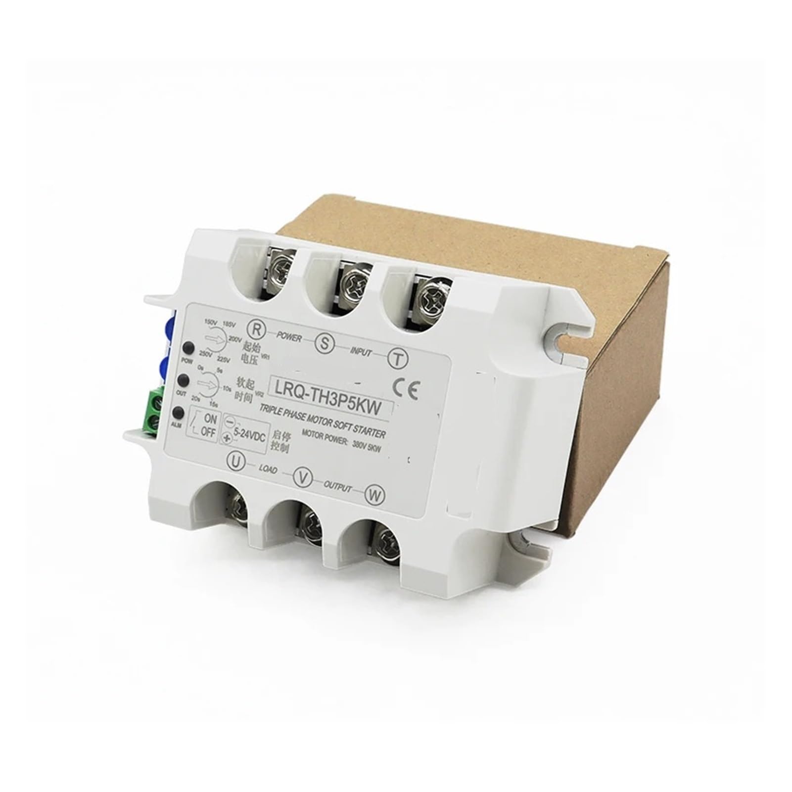 Moduli di avviamento morbido motore trifase/monofase Soft Starter Modulo di avviamento lento online Relè a stato solido Decompressione e regolatore step-down (modulo singolo 4kW)