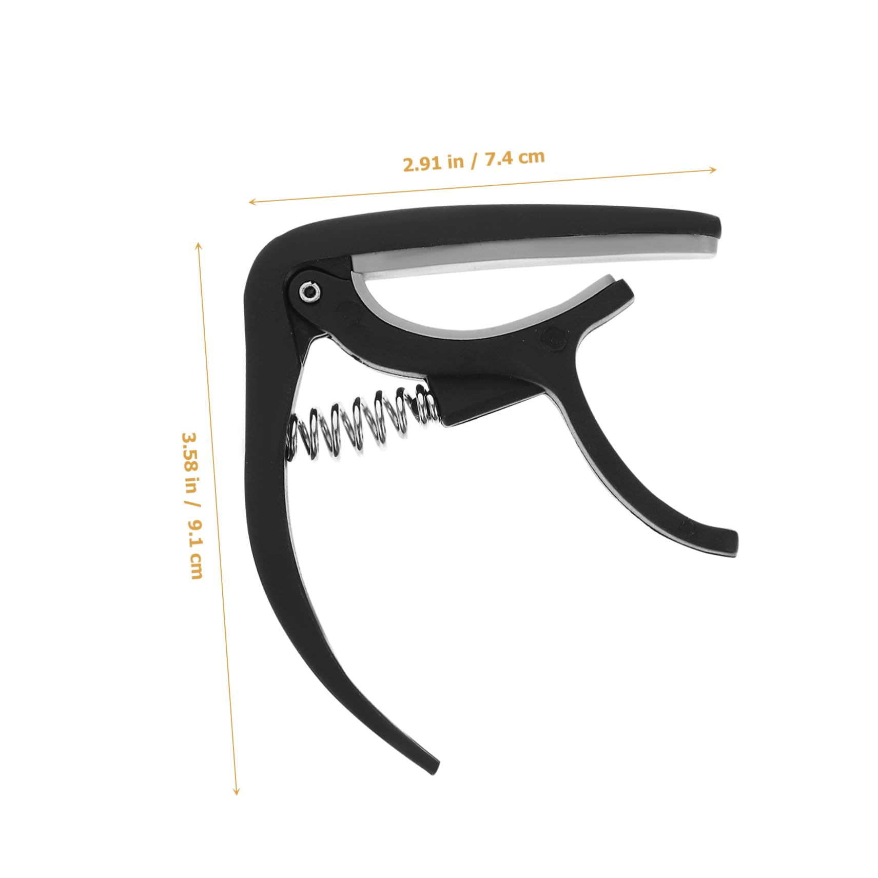 Yardwe Guitar Capo for Acoustic Ukulele Versatile Clip with Pitch present for Musicians Stable Performance Easy to Use for Folk Guitar Classical