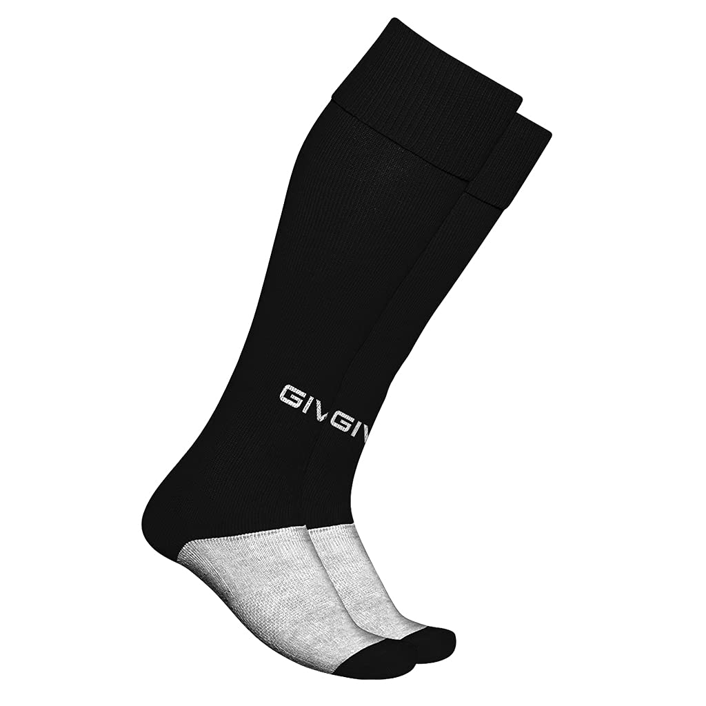Givova Unisex Soccer Socks, Black, MONSIEUR UK