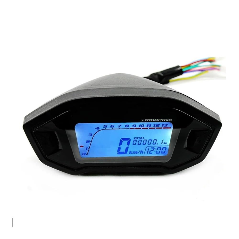 Moto Gauge Contachilometri Contachilometri Digitale Per Motocicletta Contachilometri Per Motocicletta Con Retroilluminazione A 7 Colori Con Sensore Di Velocità