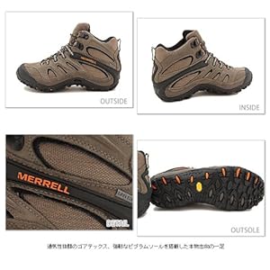 Amazon | MERRELL メレル スニーカー メンズ CHAMELEON 4 MID