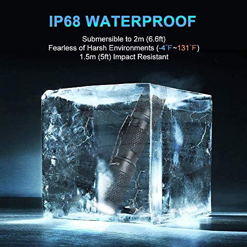 Lumintop Tool Aa 2.0 Edc Flashlight, Pocket-Sized Keychain Flashlight, Super Bright 650 Lumens, 5 Modes With Mode Memory, Ip68 Waterproof Led Torch For Camping Hiking Emergency #TOP3