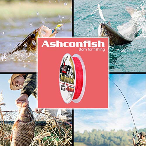 Ashconfish Super Strong Braided Fishing Line-4 Strands Fishing Wire 300M/328Yards Fishing String-Abrasion Resistant… – Bild 8
