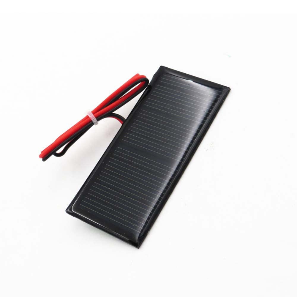 10Pcs 5.5V 70mA 0.38W Mini paneles solares para energía solar Mini células solares Materiales de juguete de bricolaje Células fotovoltaicas Kit