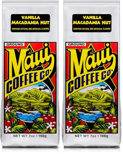 Maui Coffee Company, Vanilla Macadamia Nut coffee, 7 oz. -