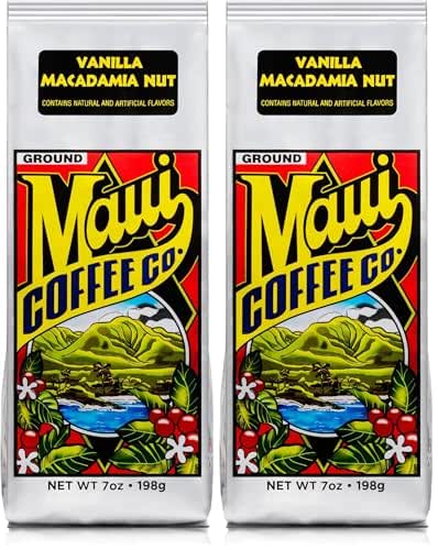 Maui Coffee Company, Vanilla Macadamia Nut coffee, 7 oz. -