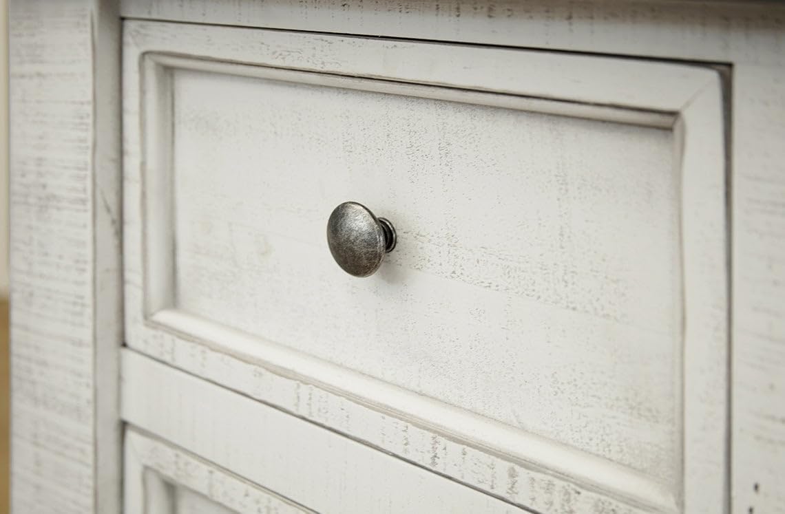 Crafters and Weavers 39" Stonegate Kitchen Island in White