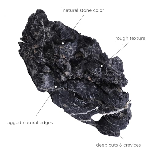 Image of 18-20 Inches Natural Seiryu Stone 1 PCS Ultra Large Aquarium Rocks for Aquascaping, Aquarium Landscaping, Terrariums, Fish Tank Decoration, Vivariums, Paludarium, Amphibian Enclosures